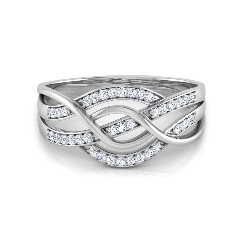 Manela Intertwined Diamond Band Manela Intertwined Diamond Band