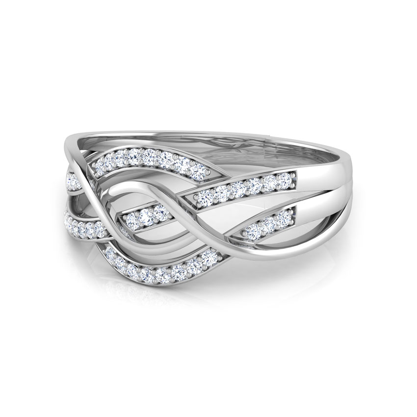 Manela Intertwined Diamond Band Manela Intertwined Diamond Band