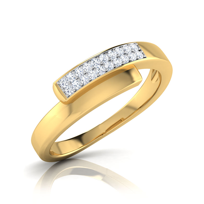 Olinda Overlapped Diamond Band