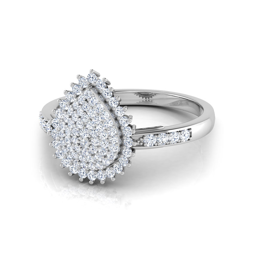Grand Pear Diamond Ring