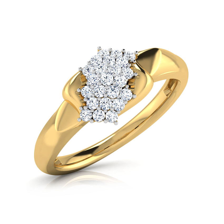Diamond Rings 18 Karat Yellow Gold Clarissa Diamond Grandeur Ring