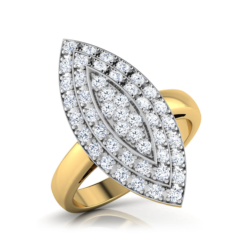 Diamond Rings 18 Karat Yellow Gold Erin Sparkle Diamond Ring