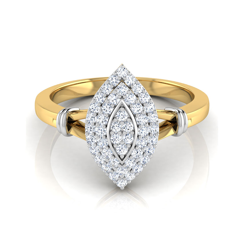 Kiri Marquis Cluster Diamond Ring