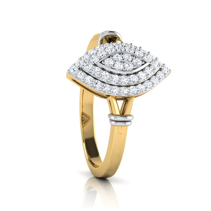 Kiri Marquis Cluster Diamond Ring