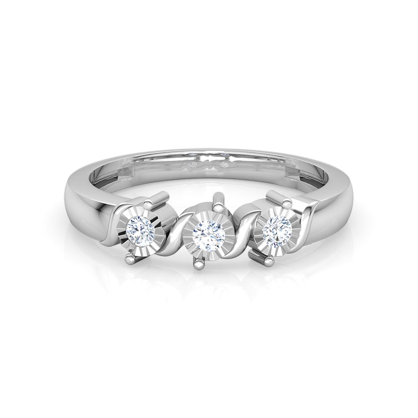 Triplet Miracle Plate Diamond Ring Triplet Miracle Plate Diamond Ring