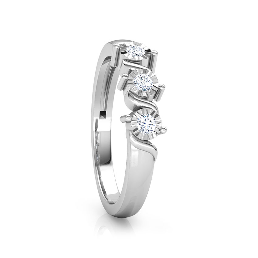Triplet Miracle Plate Diamond Ring Triplet Miracle Plate Diamond Ring