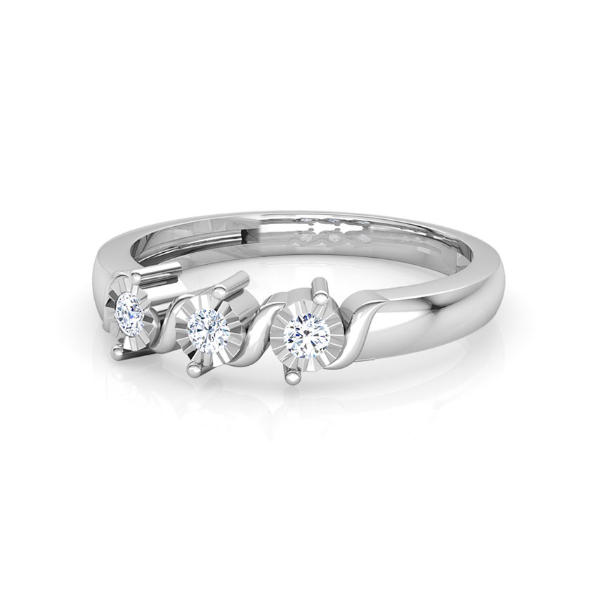 Triplet Miracle Plate Diamond Ring Triplet Miracle Plate Diamond Ring