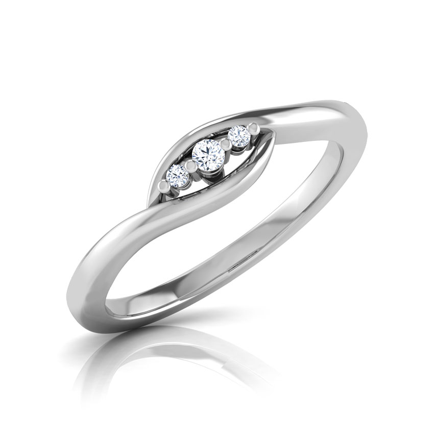 Lucia 3 Stone Diamond Ring