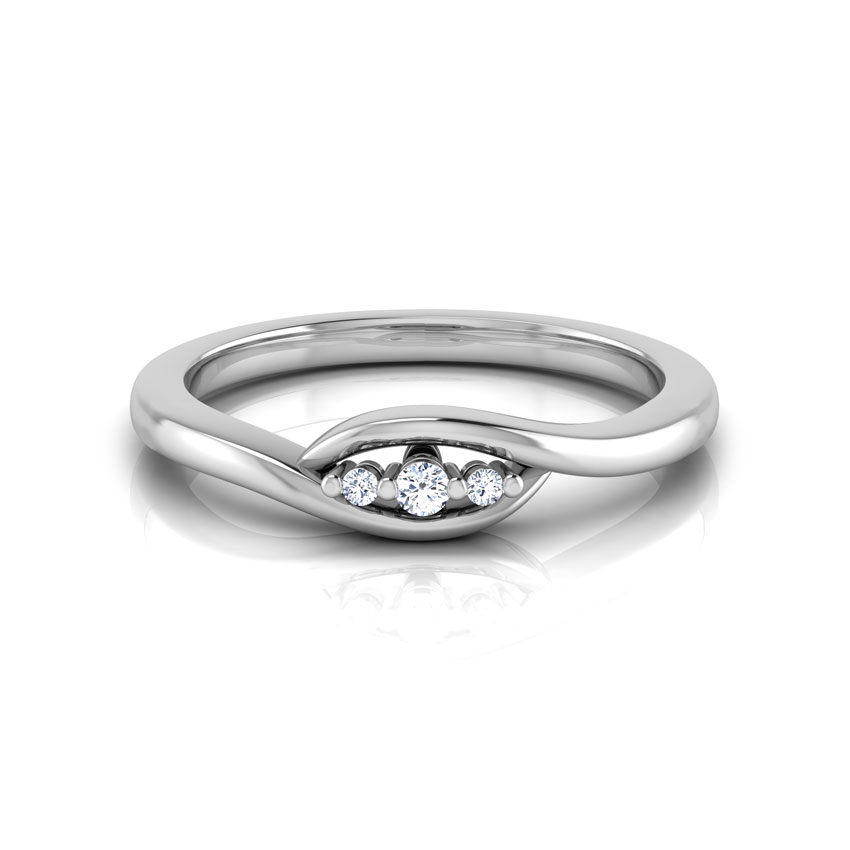 Lucia 3 Stone Diamond Ring