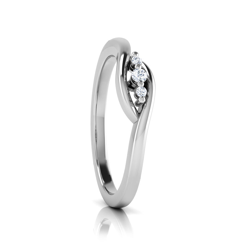Lucia 3 Stone Diamond Ring
