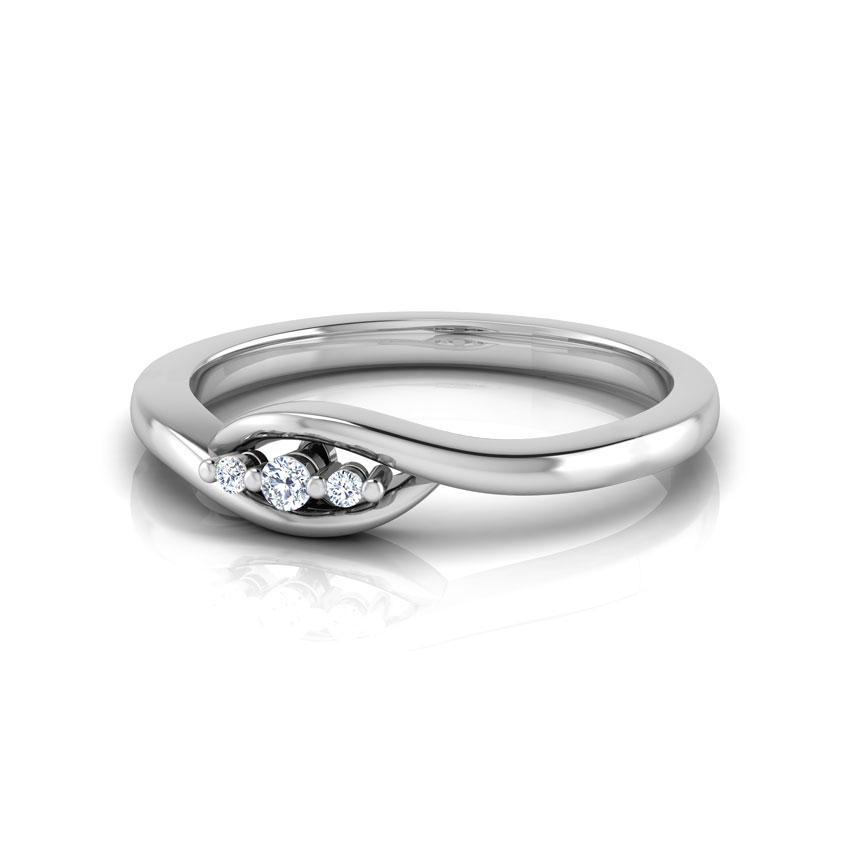 Lucia 3 Stone Diamond Ring