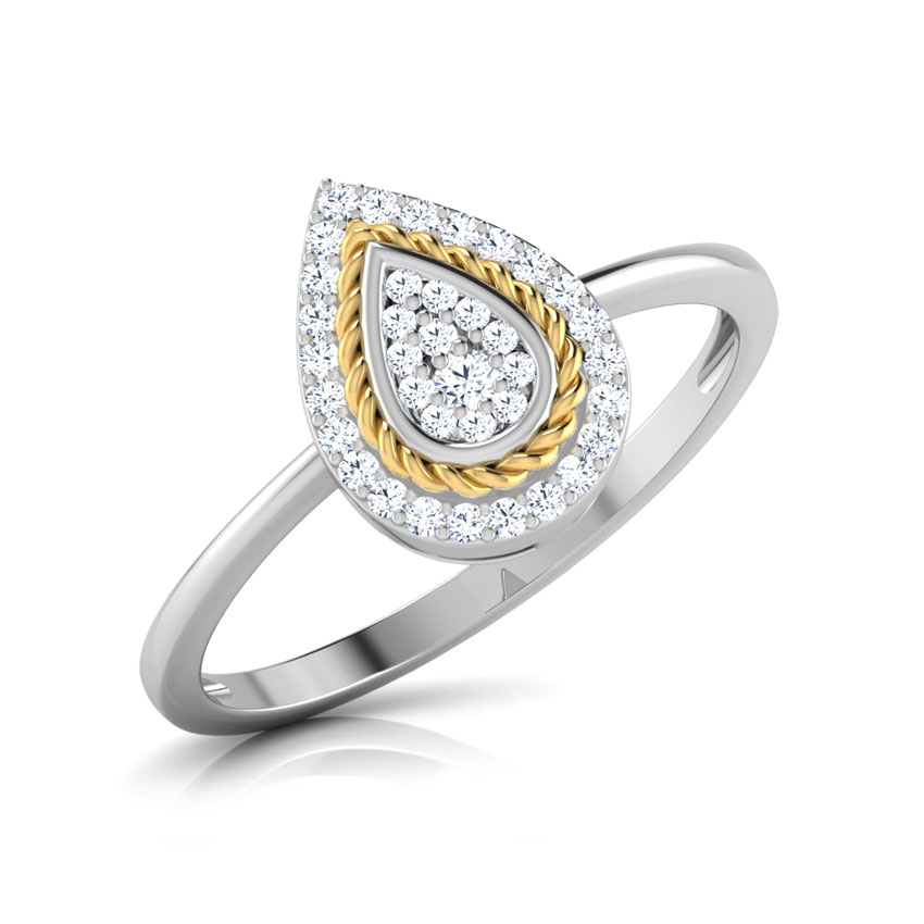 Olivia Filigree Pear Ring