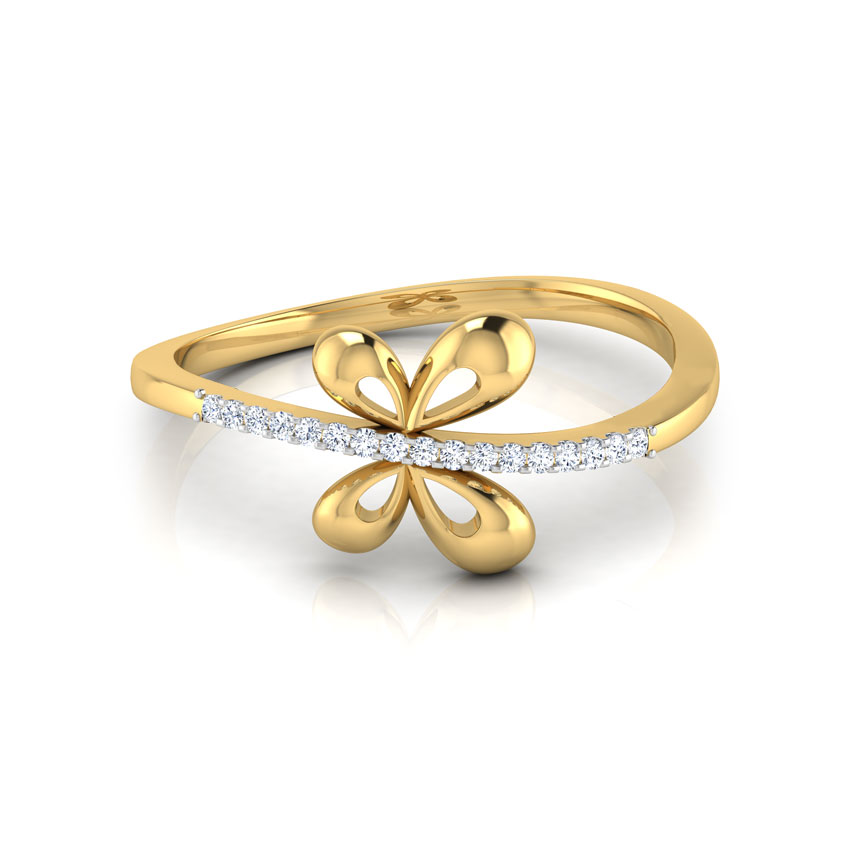 Flicker Butterfly Diamond Ring