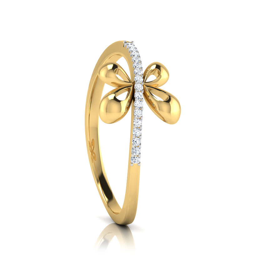 Flicker Butterfly Diamond Ring