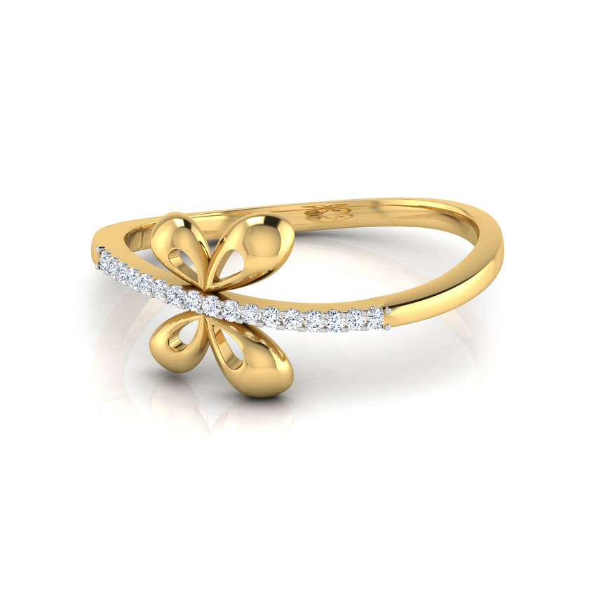 Flicker Butterfly Diamond Ring