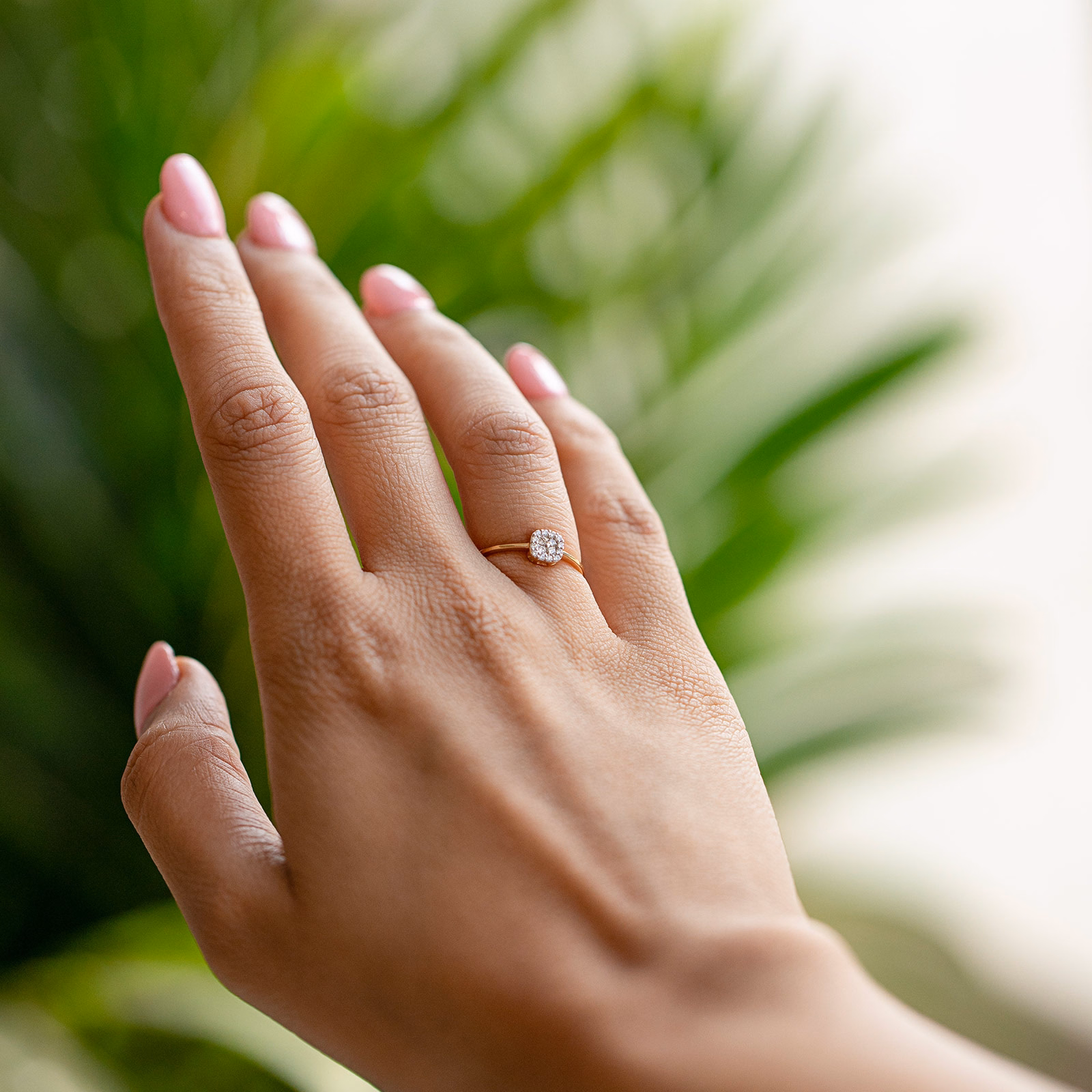 Diamond Rings 18 Karat Yellow Gold Emily Diamond Crush Ring