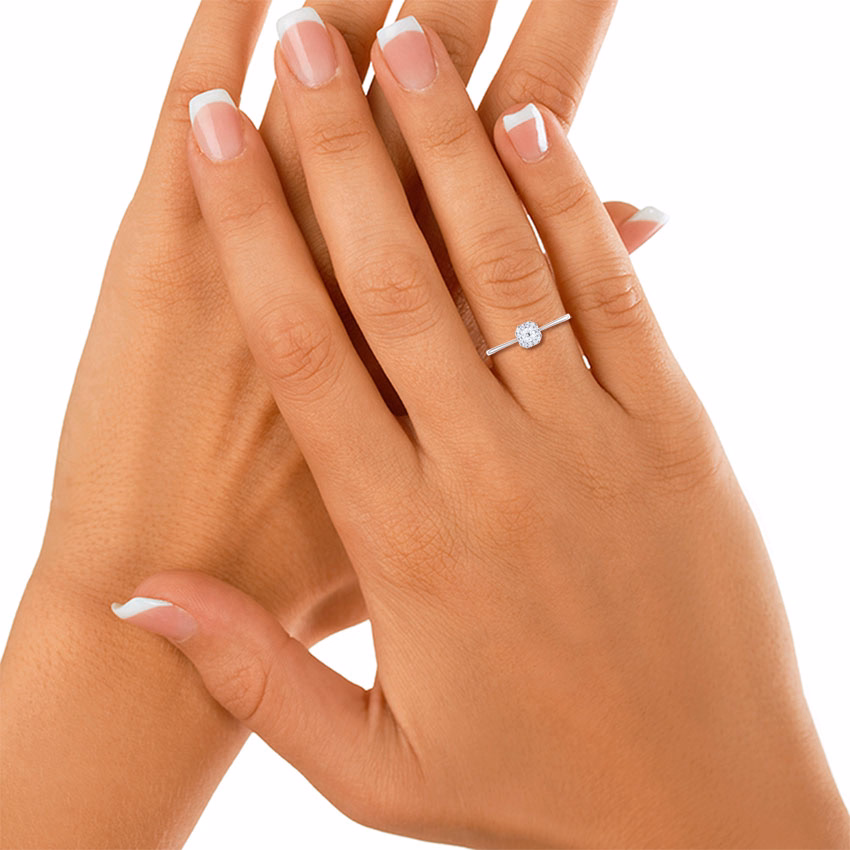 Diamond Rings 18 Karat White Gold Emily Diamond Crush Ring
