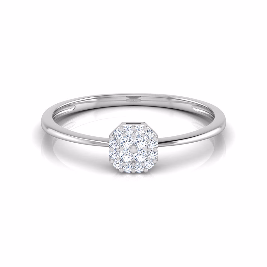 Diamond Rings 18 Karat White Gold Emily Diamond Crush Ring