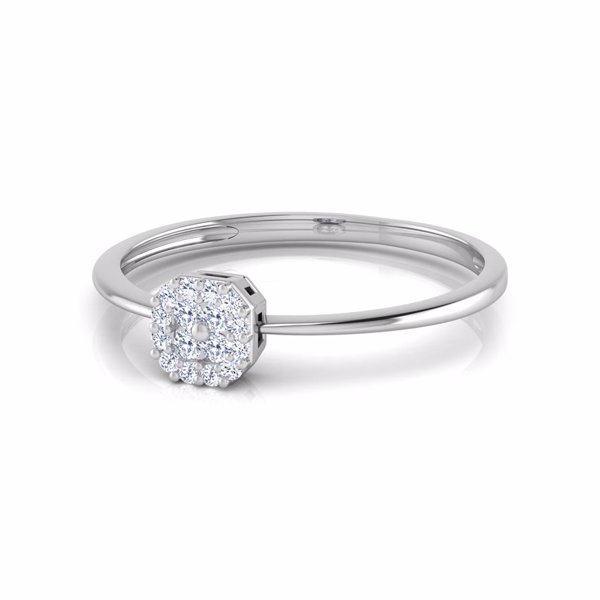 Diamond Rings 18 Karat White Gold Emily Diamond Crush Ring