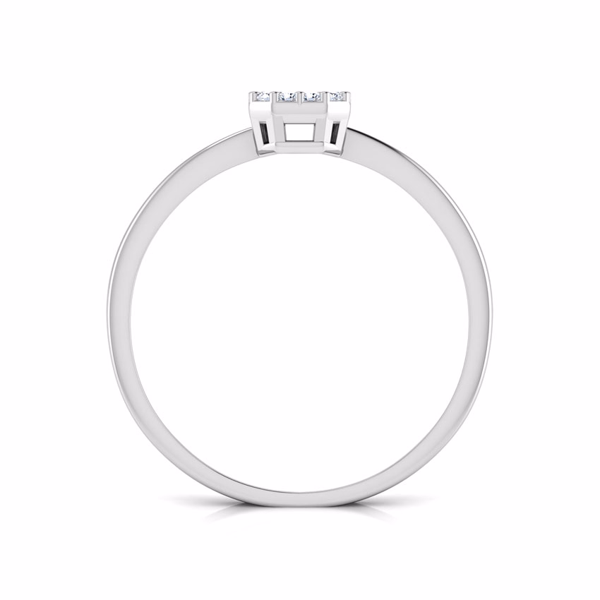 Diamond Rings 18 Karat White Gold Emily Diamond Crush Ring
