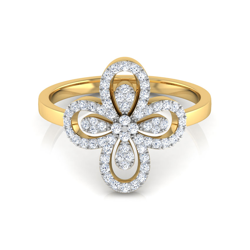 Nizana Floral Diamond Ring Nizana Floral Diamond Ring