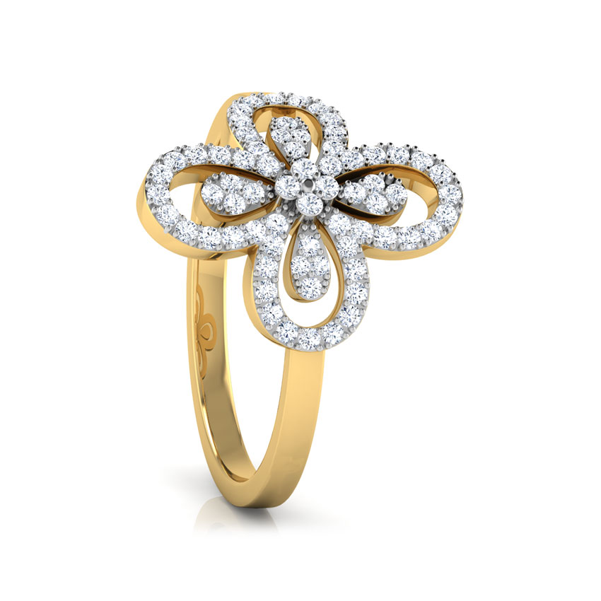 Nizana Floral Diamond Ring Nizana Floral Diamond Ring