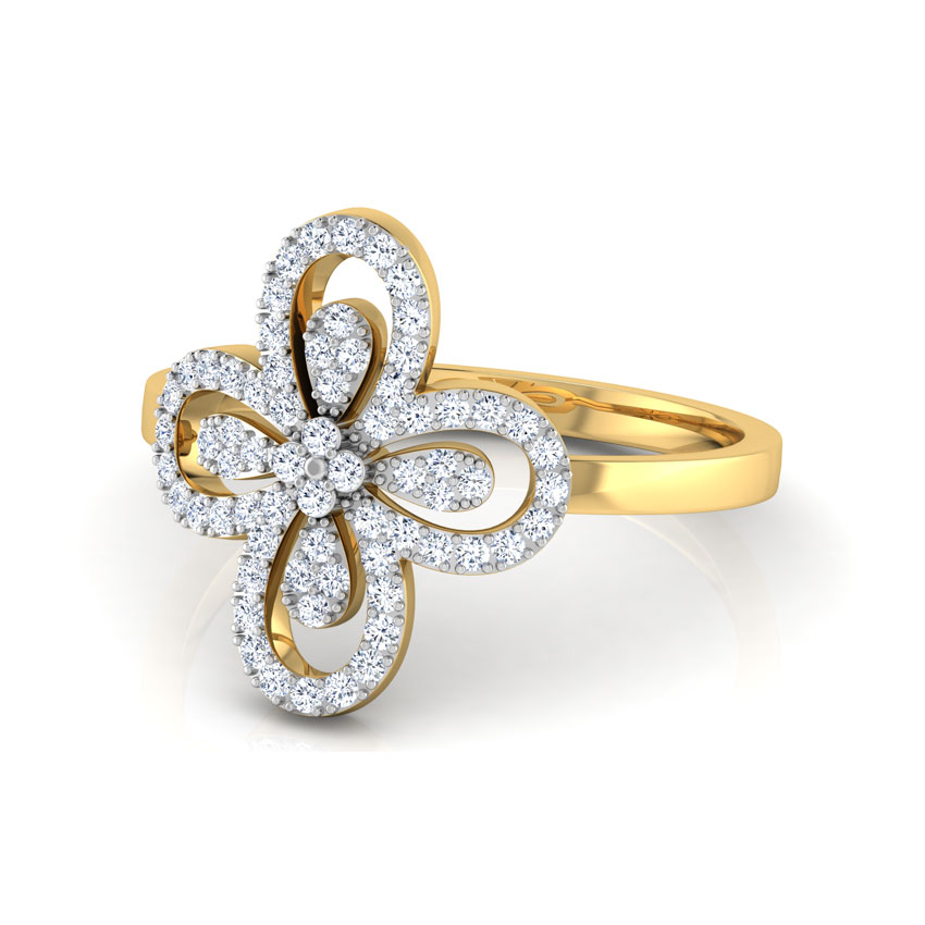 Nizana Floral Diamond Ring Nizana Floral Diamond Ring