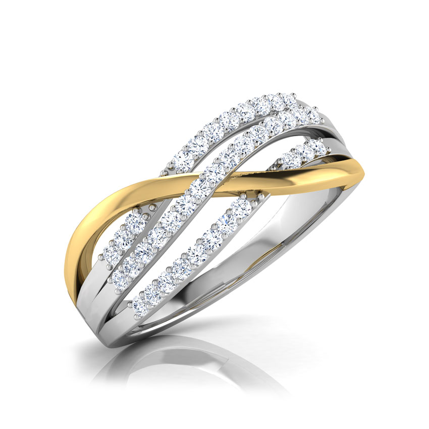 Hilda Contour Diamond Band