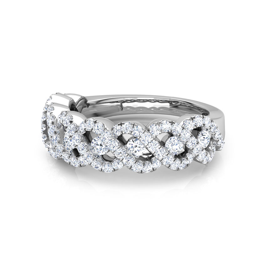 Sophia Wave Diamond Band