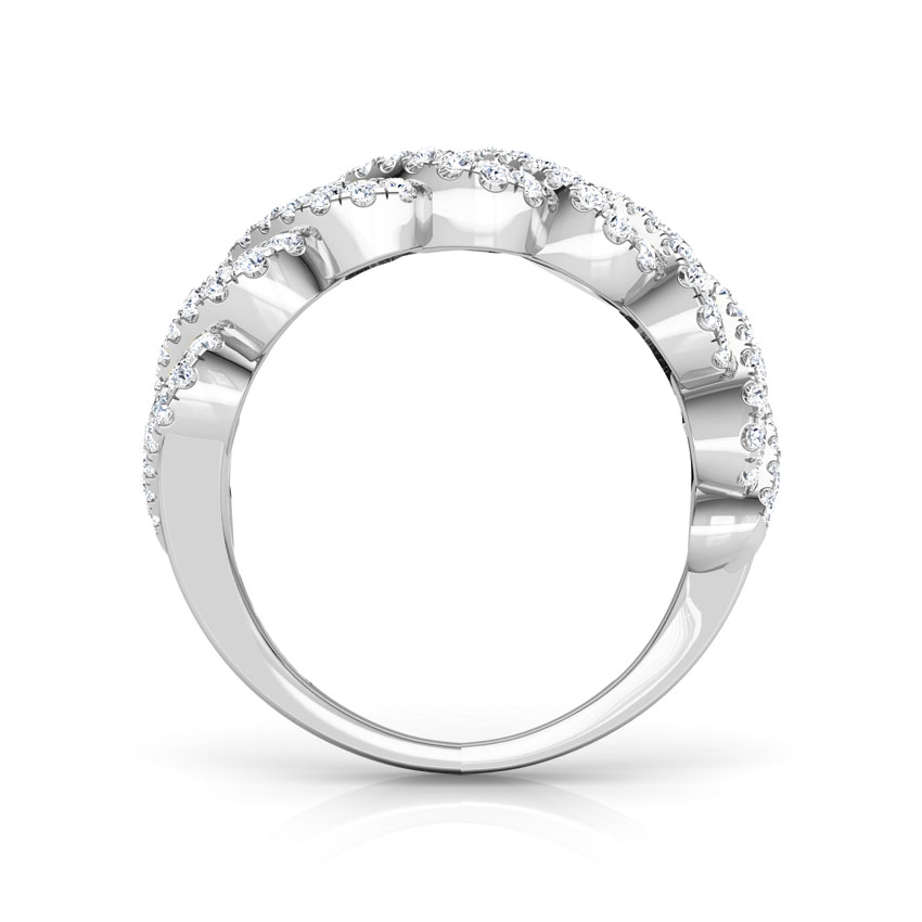 Sophia Wave Diamond Band