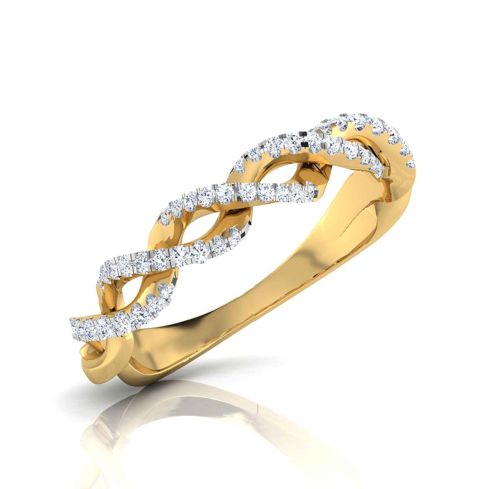 Spring Entwine Diamond Band