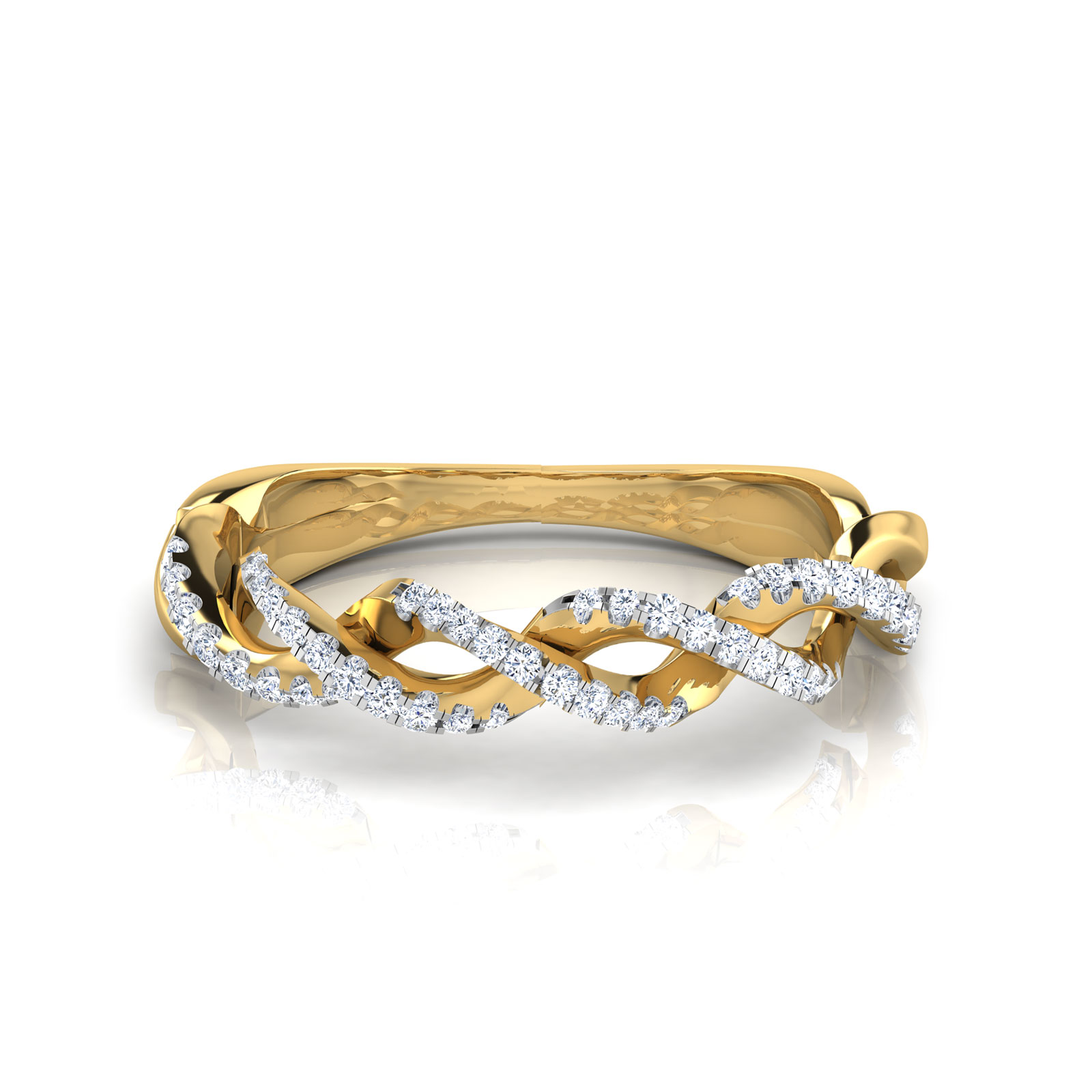 Spring Entwine Diamond Band Spring Entwine Diamond Band