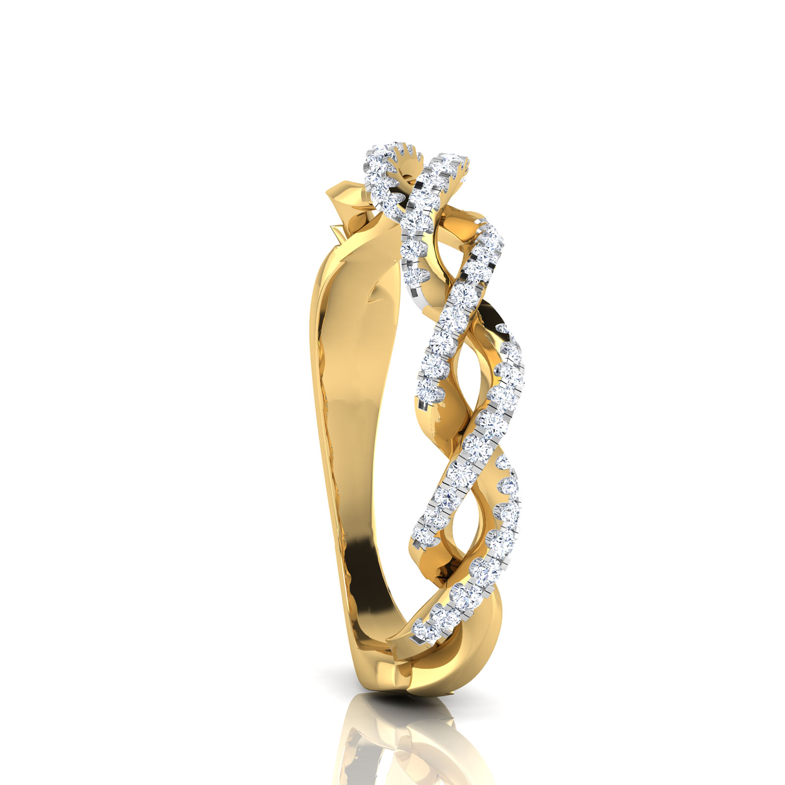 Spring Entwine Diamond Band Spring Entwine Diamond Band