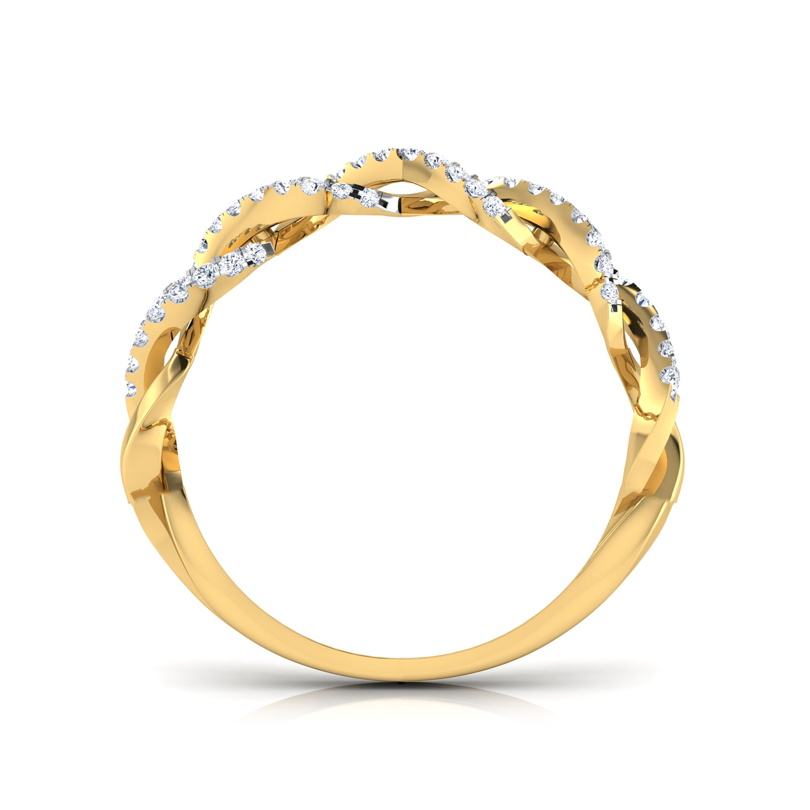 Spring Entwine Diamond Band Spring Entwine Diamond Band