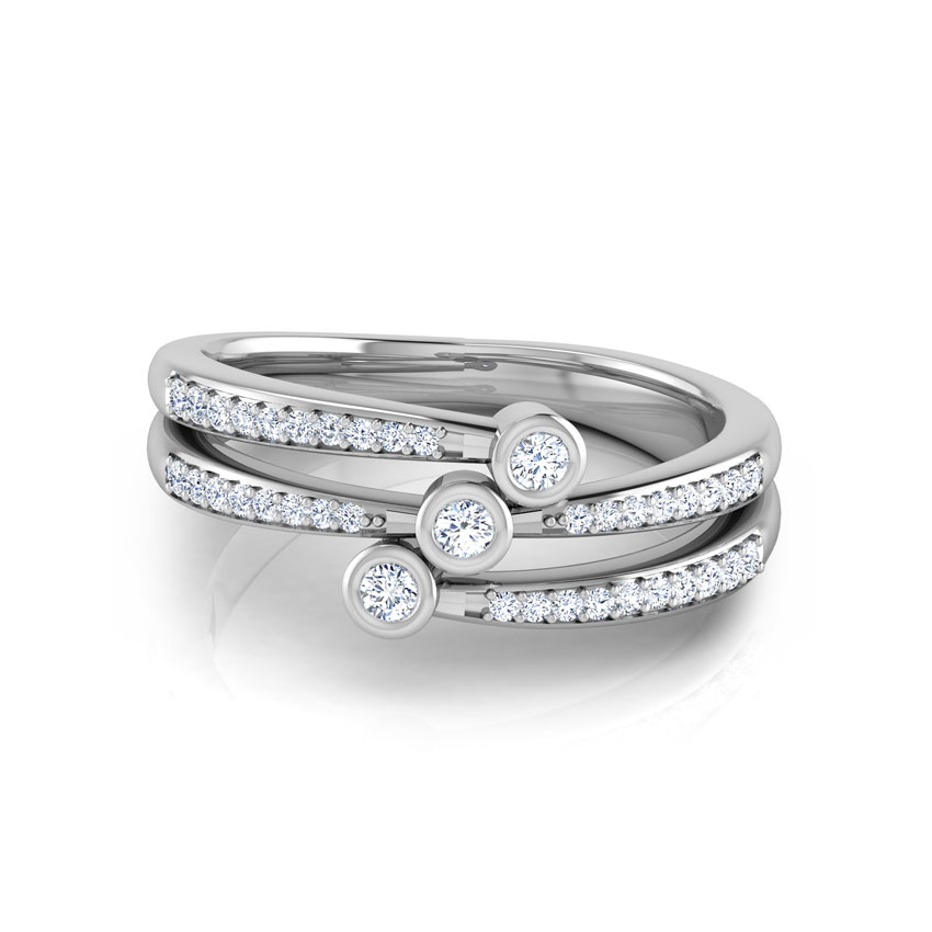 Missy 3 Row Diamond Band Missy 3 Row Diamond Band