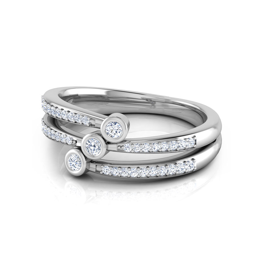 Missy 3 Row Diamond Band Missy 3 Row Diamond Band