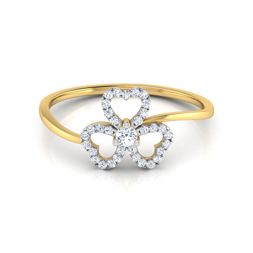Makayla Clover Diamond Ring Makayla Clover Diamond Ring