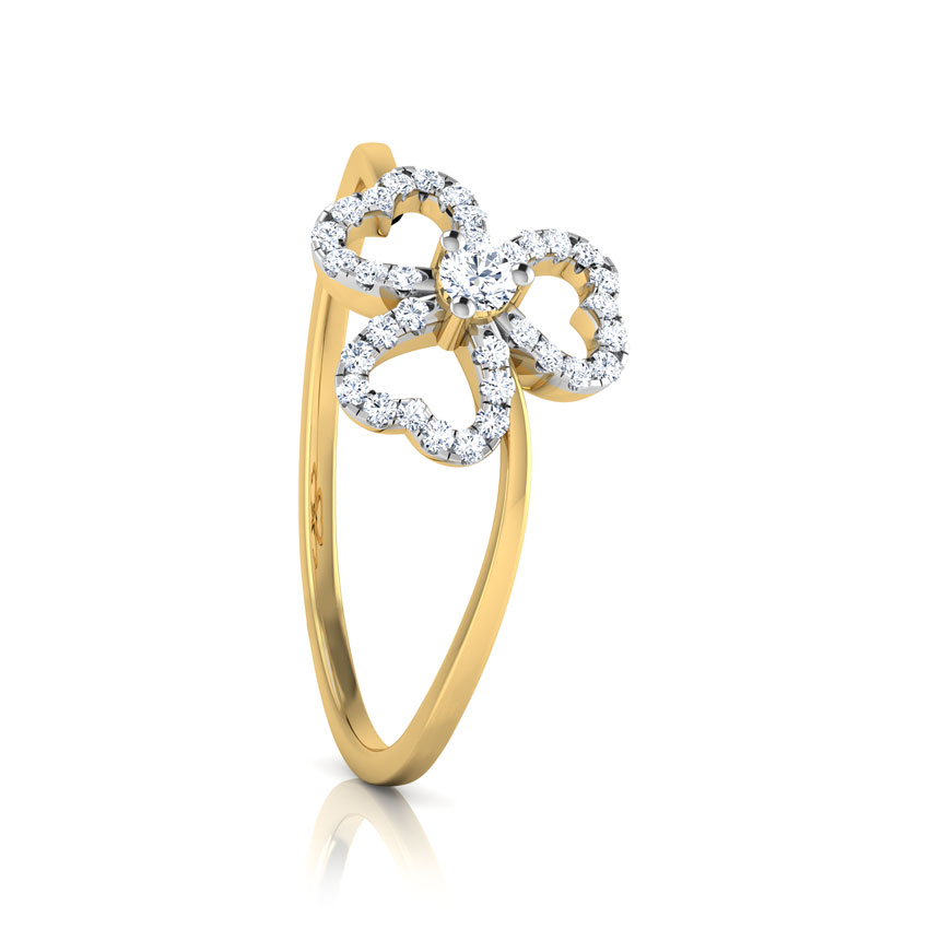 Makayla Clover Diamond Ring Makayla Clover Diamond Ring