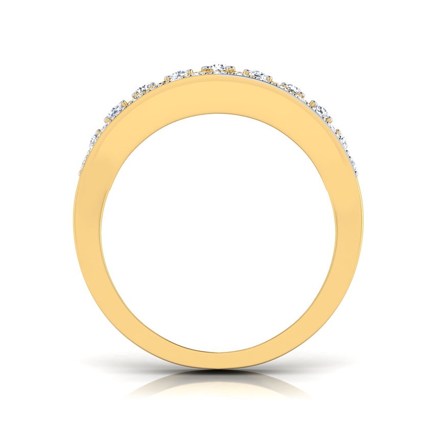 Frija Border Diamond Band