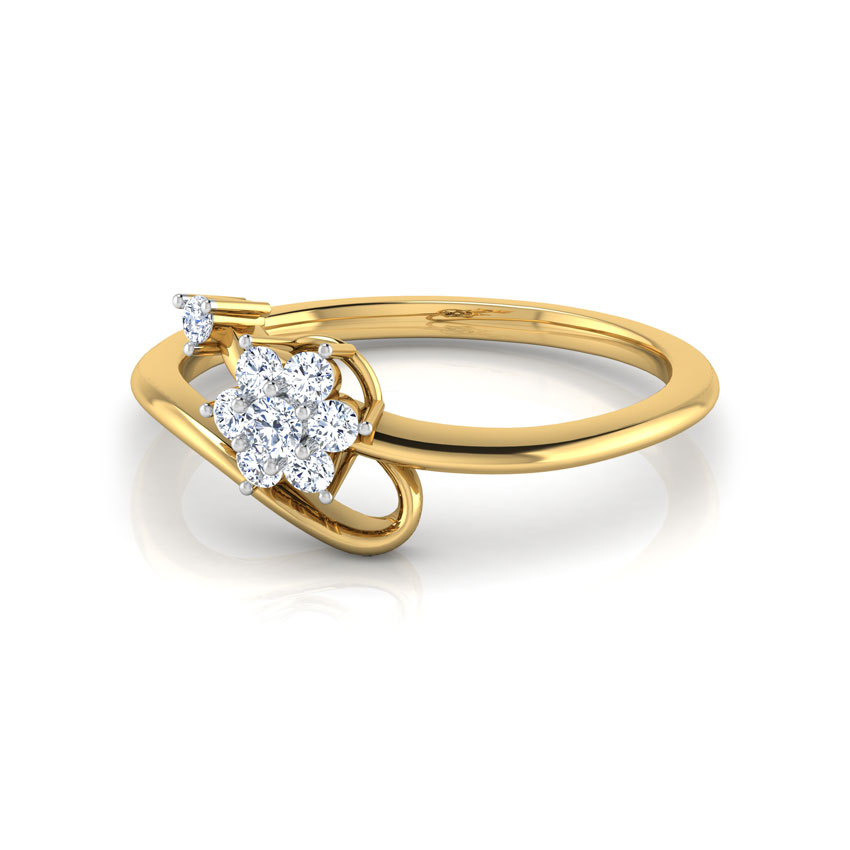 Eve Floral Wave Ring Eve Floral Wave Ring