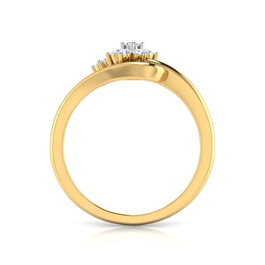 Eve Floral Wave Ring Eve Floral Wave Ring