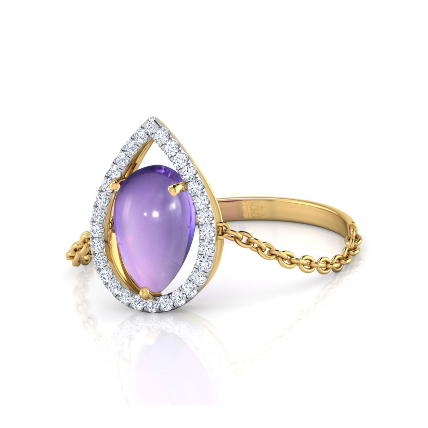 Iris Pear Ring