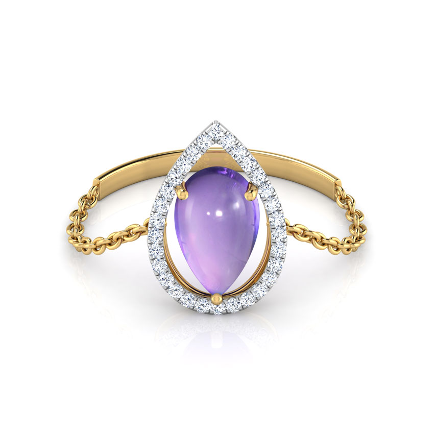 Iris Pear Ring