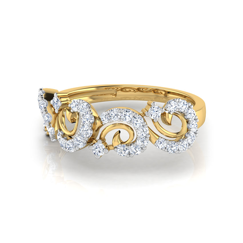 Tia Swirl Diamond Band Tia Swirl Diamond Band