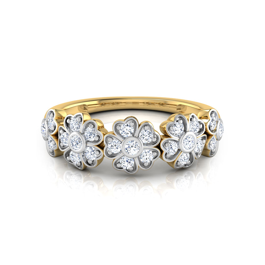 Flo Floral Diamond Band