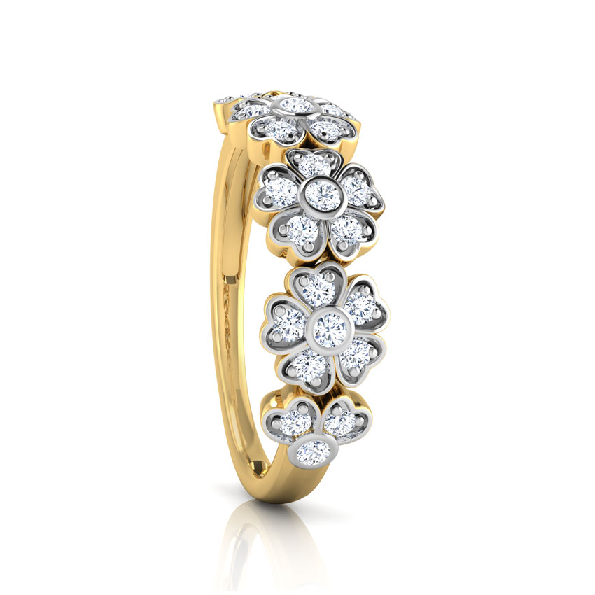 Flo Floral Diamond Band