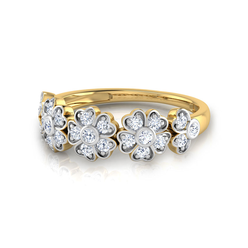 Flo Floral Diamond Band