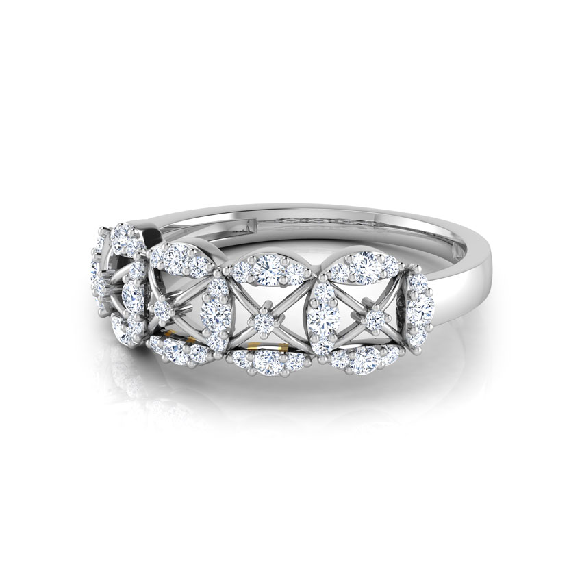 Ava Petalled Diamond Band