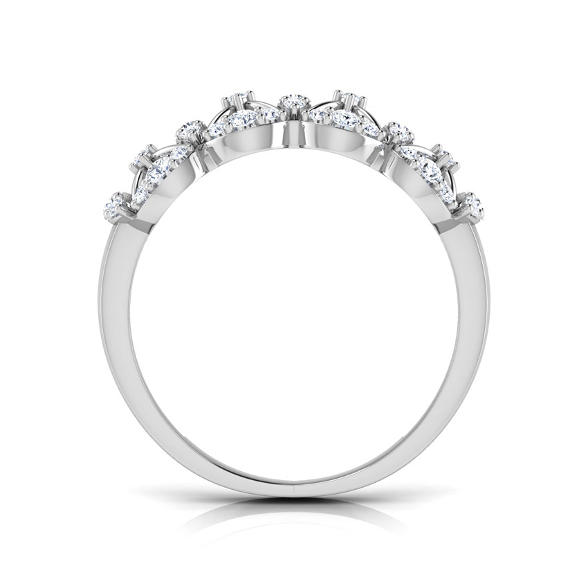 Ava Petalled Diamond Band