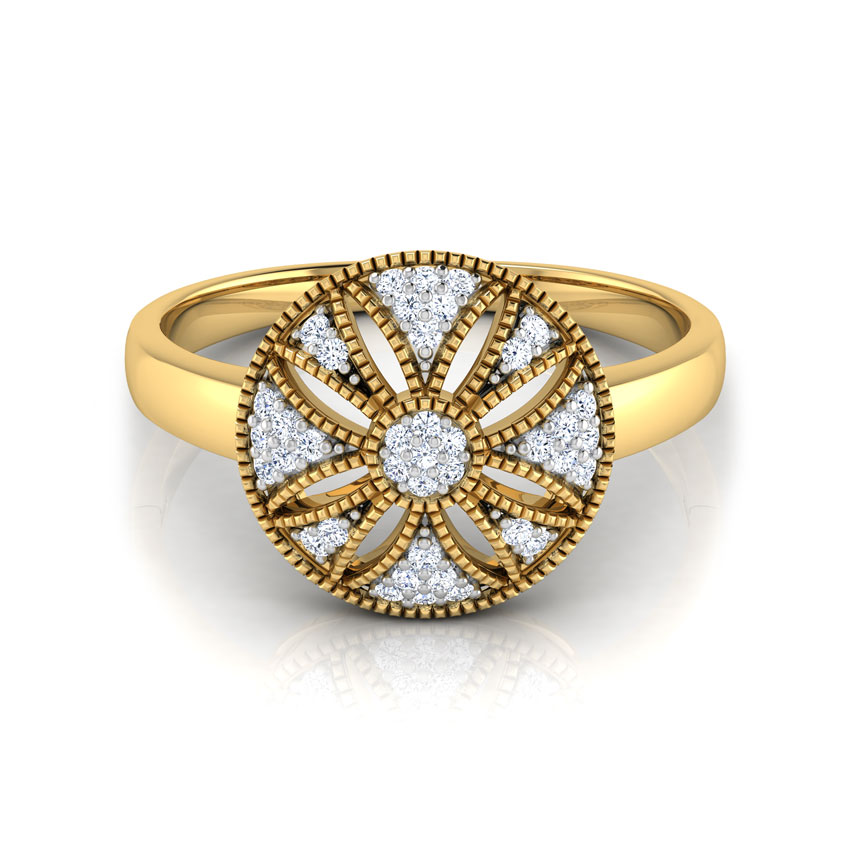 Flo Domed Diamond Ring Flo Domed Diamond Ring